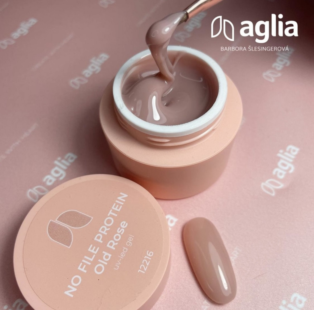 NO FILE PROTEIN OLD ROSE - modelační UV gel HEMA FREE