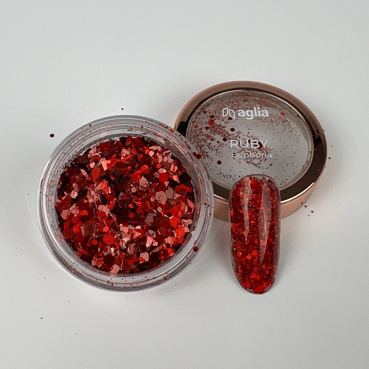 EUPHORIA RUBY glitter