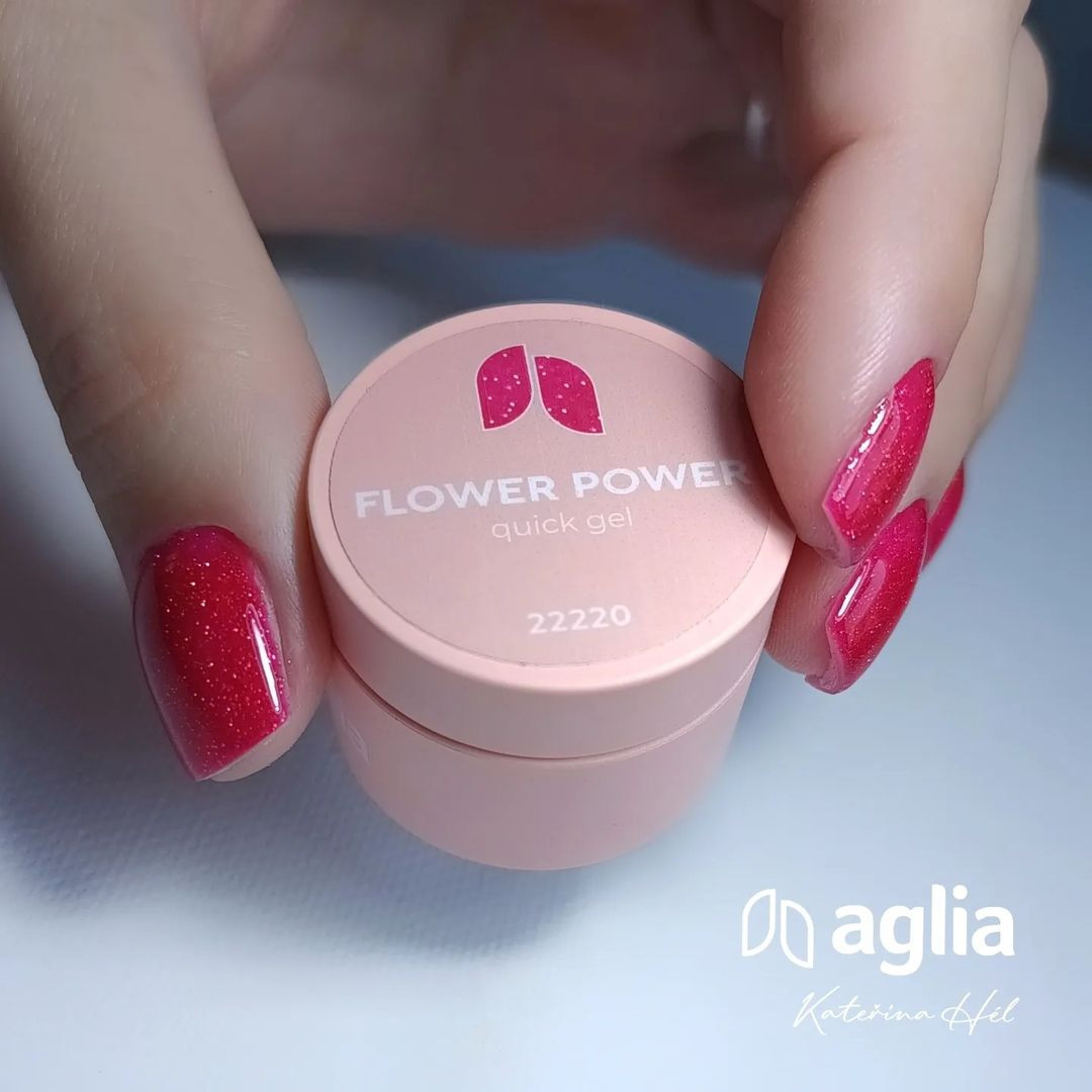 FLOWER POWER - QUICK barevný reflexní UV gel