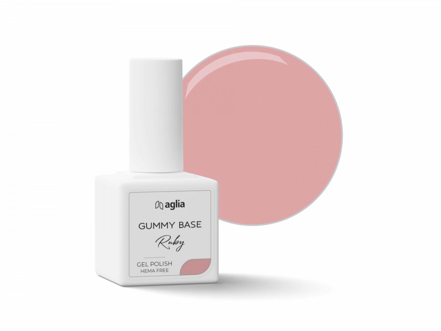 GUMMY BASE RUBY - gel lak HEMA FREE